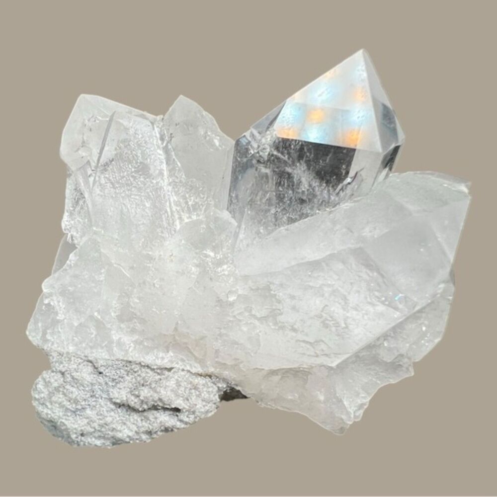 Arkansas Clear Quartz Cluster – 162.6g Natural Crystal